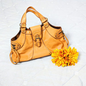 BCBGIRLS Cognac Shoulder Bag